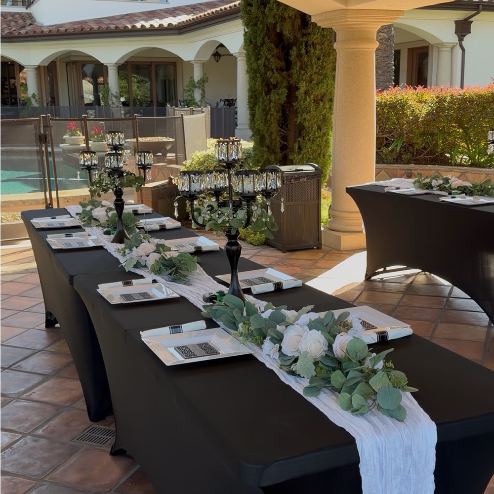 9 Ivory eucalyptus Garland